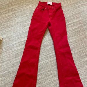 Revice red venus flare jeans size 23